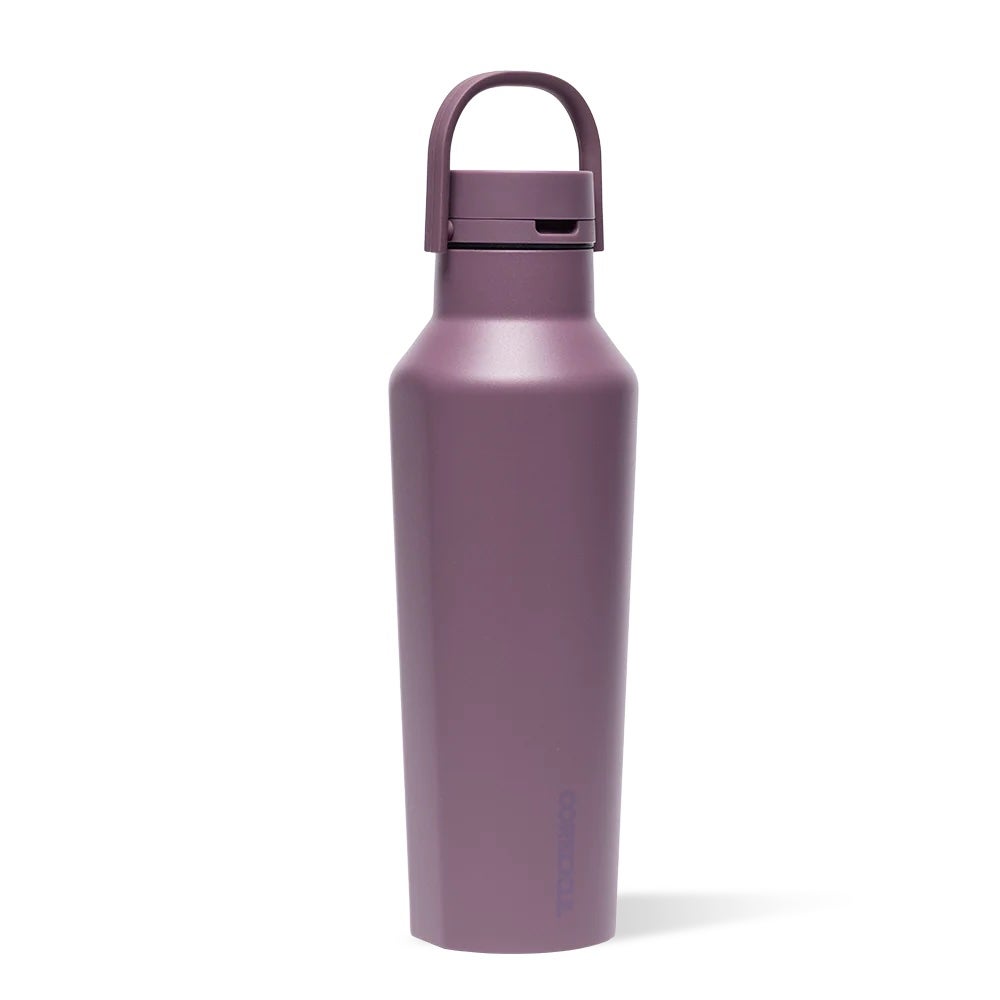 Corkcicle - Canteen, Sport (20oz) w/Handle&Flip Lid - Mauve