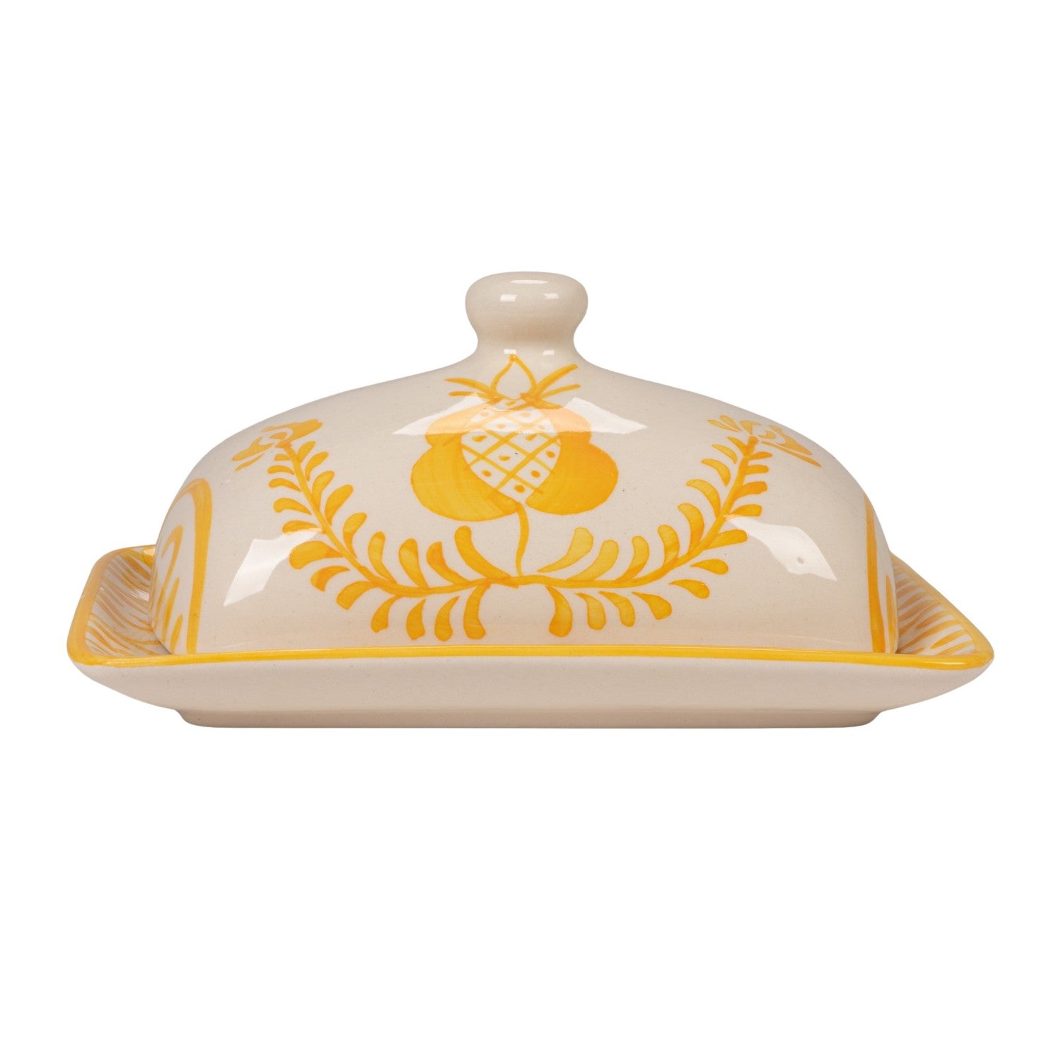 Creative Co-Op Tree Butter Dish - Thumbnail 3
